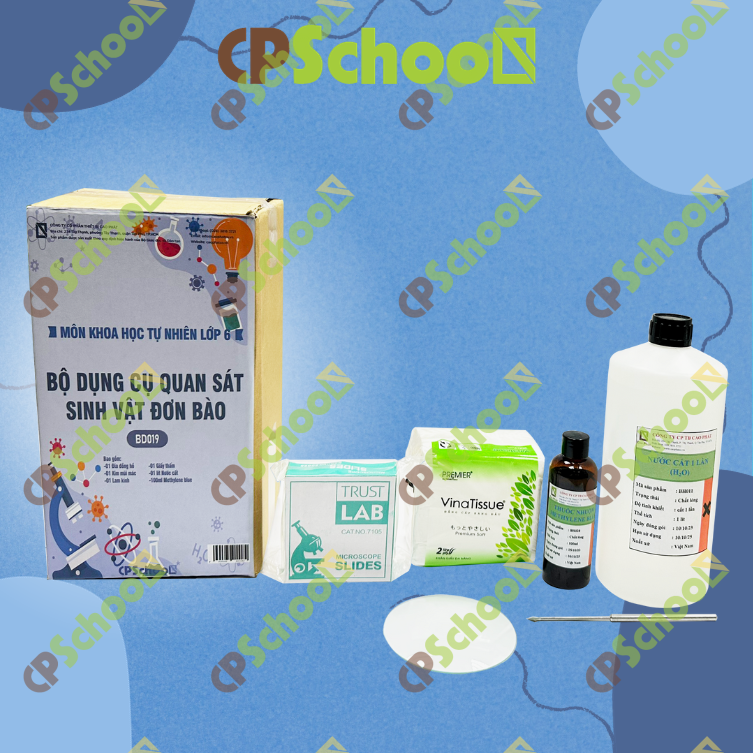 Bộ dụng cụ quan sát sinh vật đơn bào (không bao gồm TBDC)
