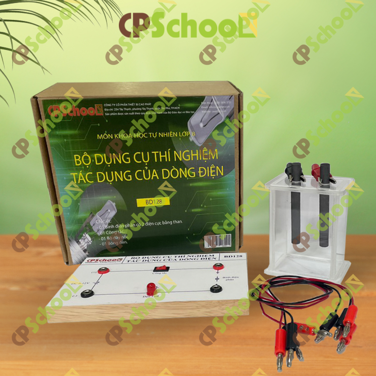 Bộ dụng cụ thí nghiệm tác dụng của dòng điện (không bao gồm TBDC)