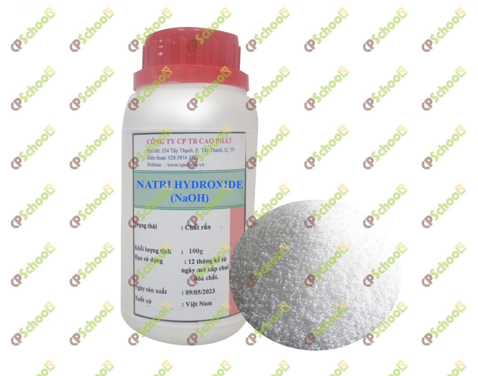 Natri hydroxide - 100g