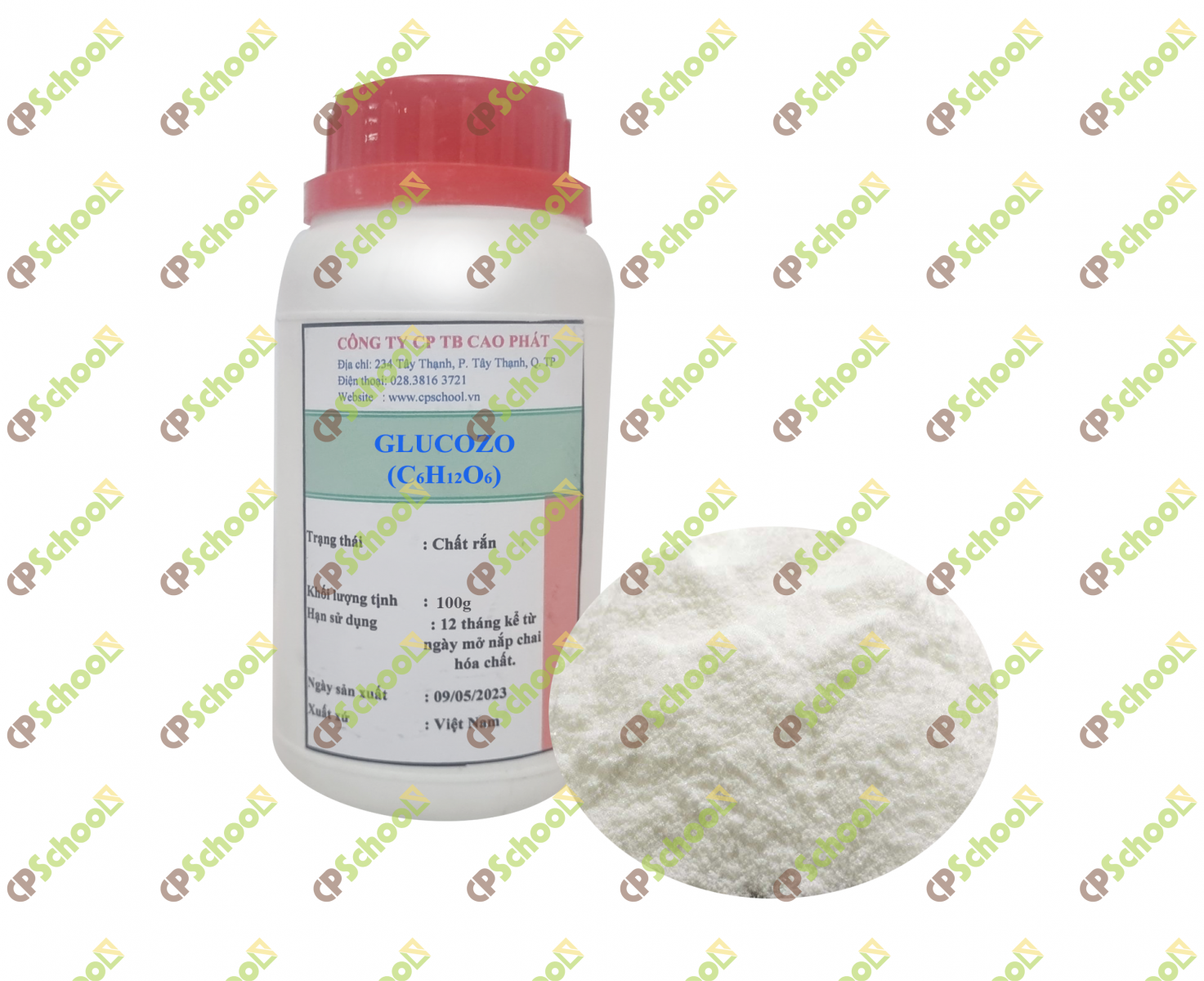 Glucozơ (kết tinh) - 100g