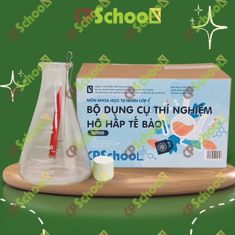 Bộ dụng cụ thí nghiệm hô hấp tế bào (bộ đầy đủ)